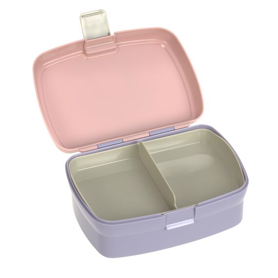 LÄSSIG Kinder Lunchbox Brotdose mit herausnehmbarer Unterteilung, BPA-frei/Rainbow