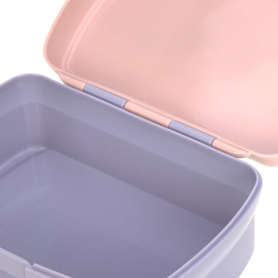 LÄSSIG Kinder Lunchbox Brotdose mit herausnehmbarer Unterteilung, BPA-frei/Rainbow