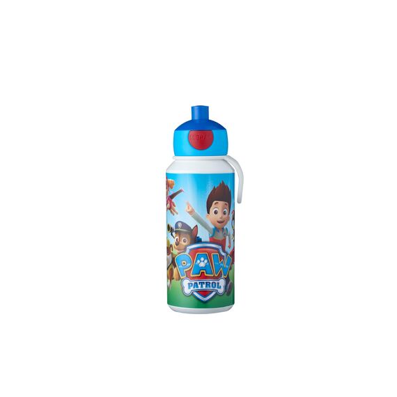 Mepal - Trinkflasche Pop-up Campus - Wasserflasche - Auslaufsichere Flasche für die Schule - Wiederverwendbar - BPA-frei & Spülmaschinenfest - 400 ml - Paw Patrol