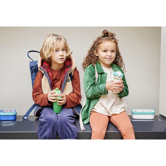 Mepal Paw Patrol Trinkflasche Pop-up Campus - Personalisierte Wasserflasche mit Namen für Kinder - Auslaufsichere Flasche für Schule - BPA-frei & Spülmaschinenfest - 400 ml - Paw Patrol
