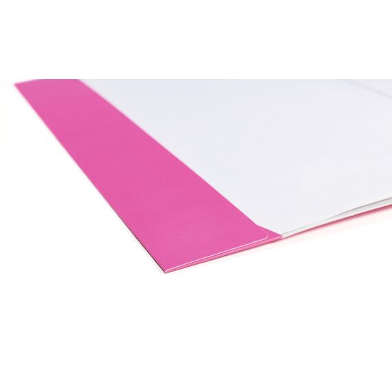 HERMA 19749 Heftumschläge A4 Karton Pink, 10 Stück, Hefthüllen mit Beschriftungsfeld aus stabilem & extra starkem Papier, Heftschoner Set für Schulhefte, farbig