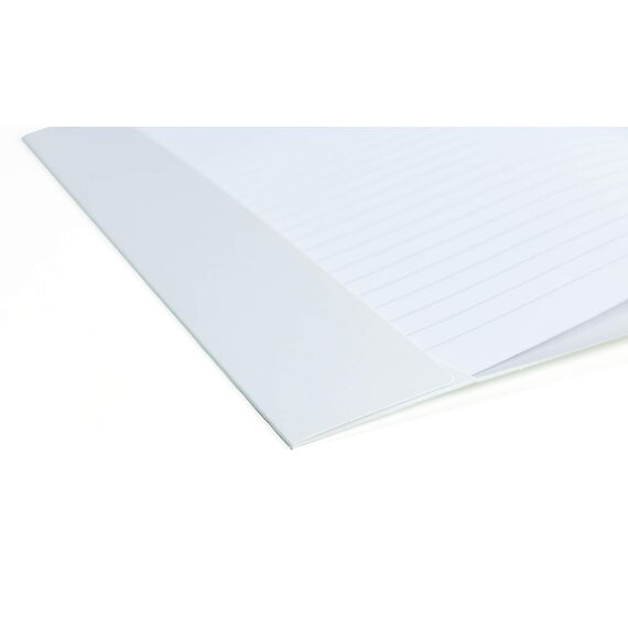 HERMA 19758 Heftumschläge A5 Karton Weiß, 10 Stück, Hefthüllen mit Beschriftungsfeld aus stabilem & extra starkem Papier, Heftschoner Set für Schulhefte, farbig