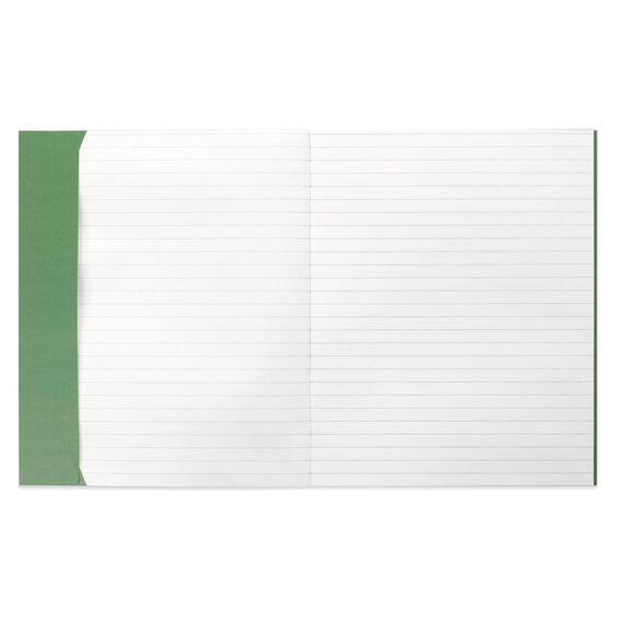 HERMA 20047 Heftumschlag Quart Karton Grün, Hefthülle mit Beschriftungsfeld aus stabilem & extra starkem Papier, Heftschoner für Schulhefte, farbig