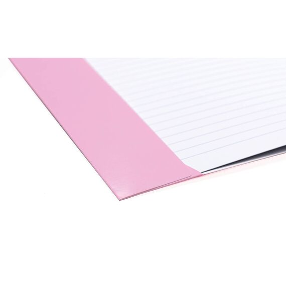 HERMA 19805 Heftumschläge A4 Karton Rosa, 10 Stück, Hefthüllen mit Beschriftungsfeld aus stabilem & extra starkem Papier, Heftschoner Set für Schulhefte, farbig