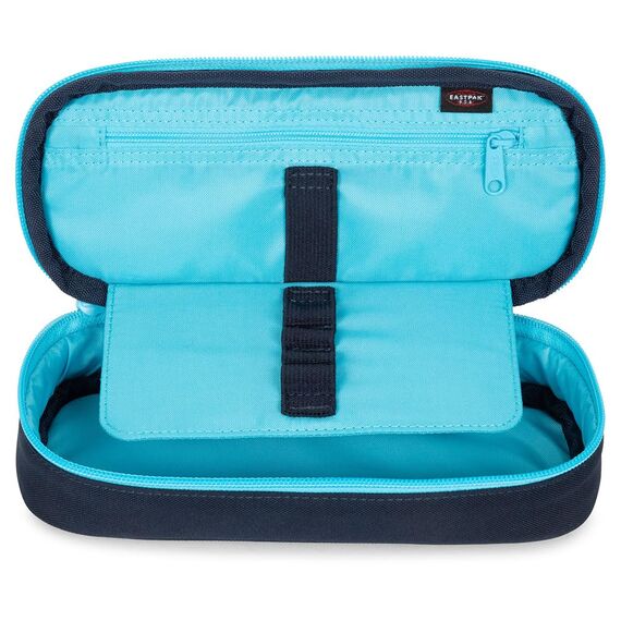 EASTPAK Ovales Federmäppchen, Kontraststrblue, 5 x 22 x 9, Ovales Einzelstück