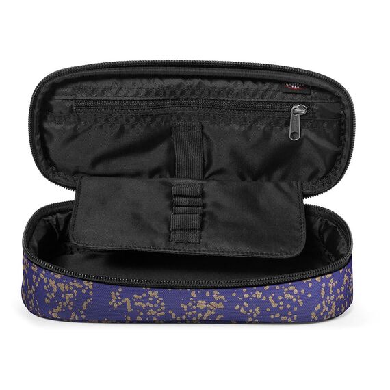 EASTPAK Ovales Federmäppchen, Glitsplash Navy, 5 x 22 x 9, Ovales Einzelstück