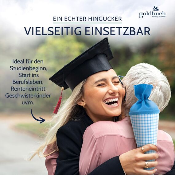 Schultüte 35cm Karo blau