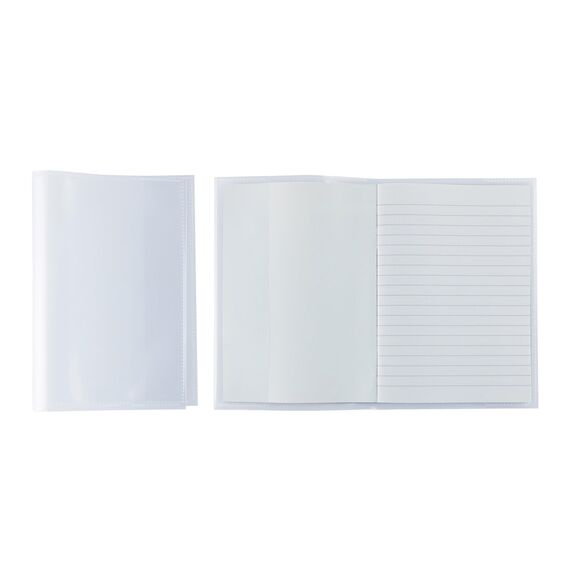 HERMA 19631 Heftumschläge A6 Transparent Klarsicht, 10 Stück, Hefthüllen aus strapazierfähiger, abwischbarer & extra dicker Polypropylen-Folie, durchsichtige Heftschoner Set für Schulhefte, farblos
