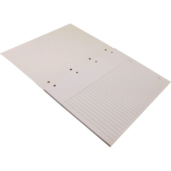 Oxford Schule Klausuren-Block A4, liniert mit Rand, 50 Blatt, orange (10er Pack)