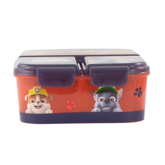 Paw Patrol Boy Brotdose dreigeteilt: PP, 3 Fächer, Sticker