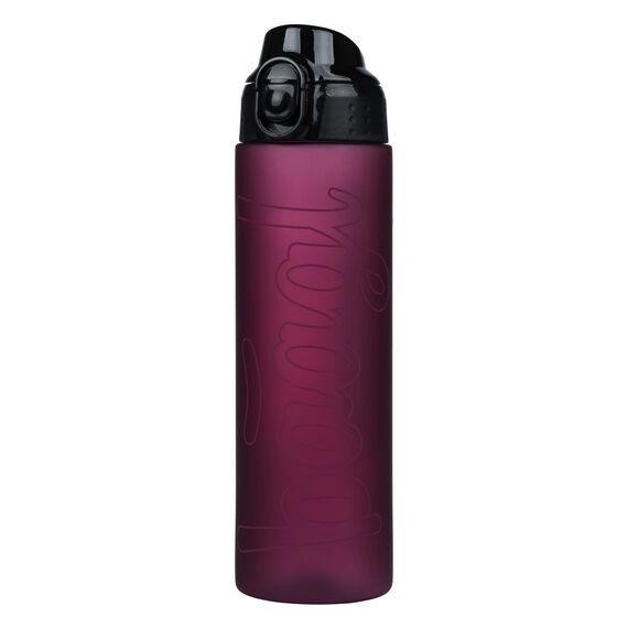 Baagl Kinder Trinkflasche, Auslaufsichere Wasserflasche 700ml, Schule und Sport Flasche für Mädchen, Vielseitige und Praktische Flasche mit verschließbarem Deckel (Ruby)