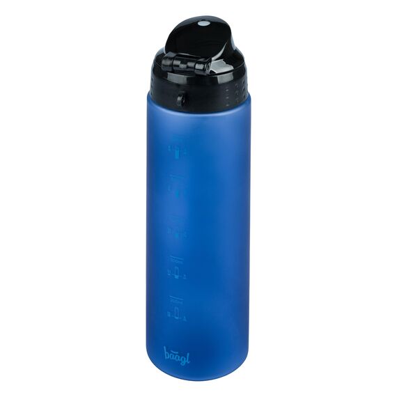 Baagl Kinder Trinkflasche, Auslaufsichere Wasserflasche 700ml, Schule und Sport Flasche für Jungen, Mädchen, Vielseitige und Praktische Flasche mit verschließbarem Deckel (Ocean Blue)