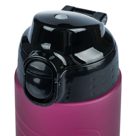 Baagl Kinder Trinkflasche, Auslaufsichere Wasserflasche 700ml, Schule und Sport Flasche für Mädchen, Vielseitige und Praktische Flasche mit verschließbarem Deckel (Ruby)