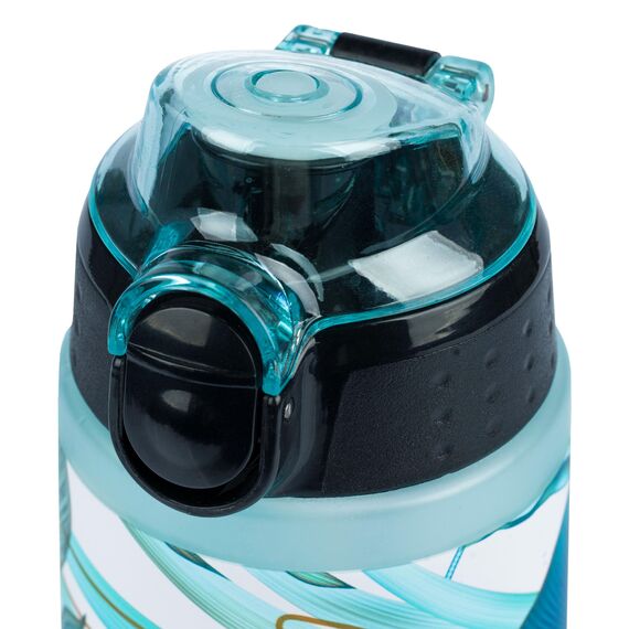 Baagl Kinder Trinkflasche, Auslaufsichere Wasserflasche 700ml, Schule und Sport Flasche für Mädchen, Vielseitige und Praktische Flasche mit verschließbarem Deckel (Leafs)