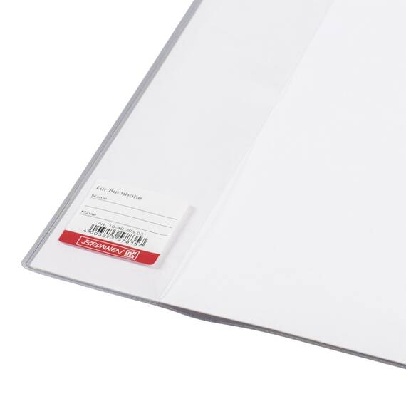 Brunnen 104032003 Buch-, Heftumschlag / Buchschoner (Buchhöhe 32 cm, 54,5 x 32 cm, mit Kantenschutz) transparent