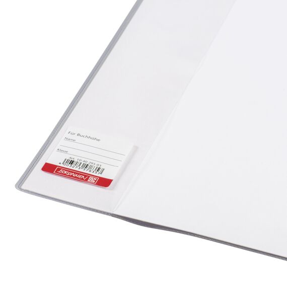 Brunnen 104019003 Buch-, Heftumschlag / Buchschoner (Buchhöhe 19 cm, 38,5 x 19 cm, mit Kantenschutz) transparent