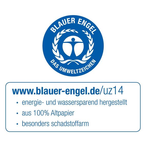 Landré Schulheft A4 Recycling, 16 Blatt, Lineatur 20, blanko, 10 Stück