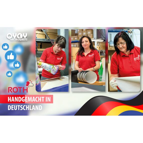 OYOY 35cm Schultüte gefüllt mit Süßigkeiten Mix I Roth Schultüte Einhorn Beauty I kleine Schultüte gefüllt I Geschwister Schultüte I Einschulung Geschenk