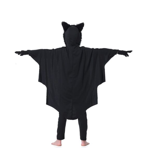 Seawhisper Fledermausflügel Jungen Vampirkostüm Kinder dracula Halloweenkostüm Helloween Helowin Umhang Vampirumhang 128