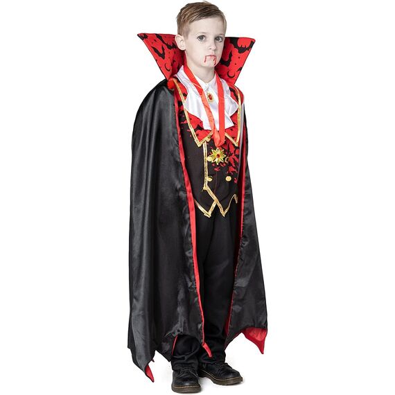 Spooktacular Creations Vampir-Kostüm für Kinder, für Jungen, Rot S (5-7 Jahre)