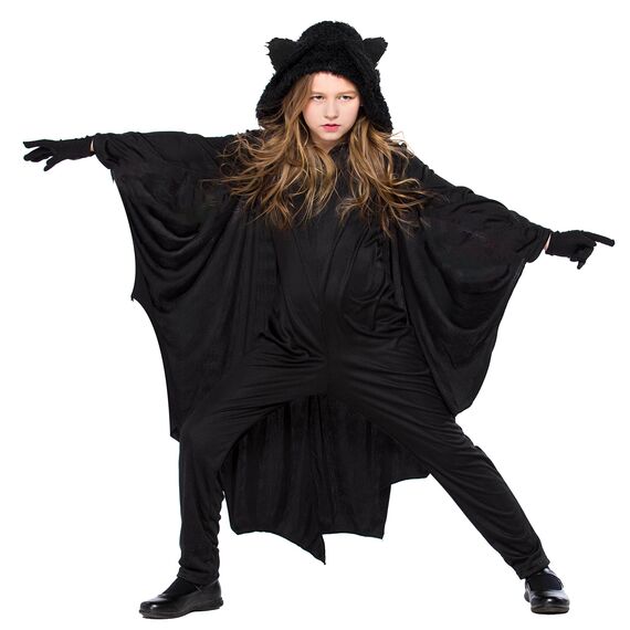 Seawhisper Vampir Kostüm Kinder Fasching Kostüm Jungen Fledermaus Halloween Kostüm mit Fledermaus Umhang 110 116 122 128 134 140 146 152