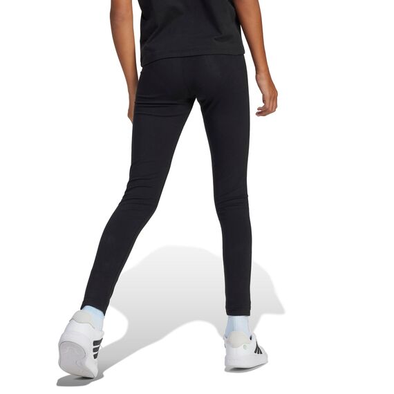 adidas Girl's Essentials Leggings, Black/White, 9-10 Years