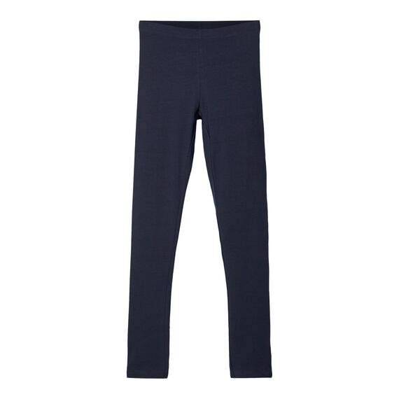 NAME IT Mädchen Basic-Leggins Bio-Baumwolle blau 80