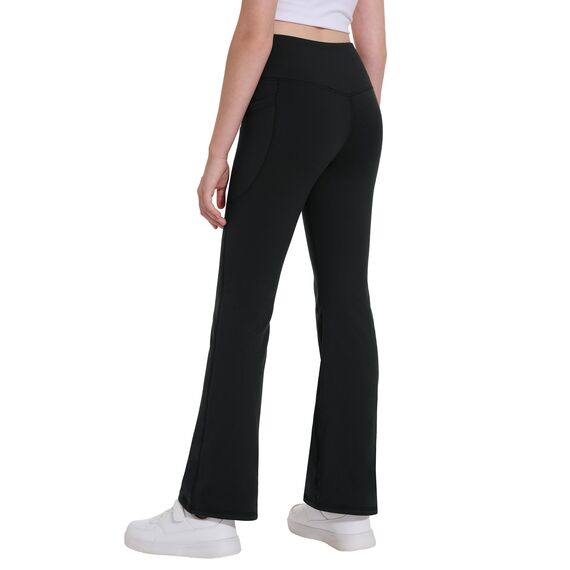 Desol Thermo Kreuzdesign Schlaghose Mädchen mit Taschen für Teenager Thermoleggings Kinder für Sport und Yoga Sporthose Mädchen Ideale Gymnastikhose und Jogginghose