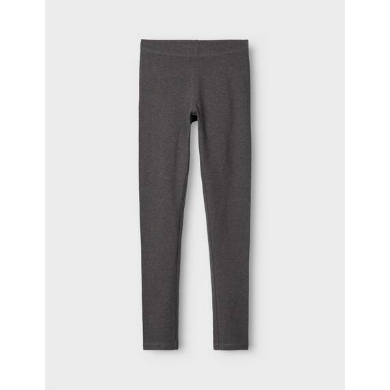 NAME IT Mädchen Nkfvivian Noos Leggings, Dark Grey Melange, 104 EU