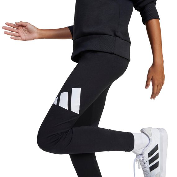 adidas Girl's Essentials LINEAR Logo Leggings, Black/White, 9-10 Years