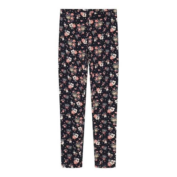 NAME IT Mädchen Nkfvivian Aop Legging Noos, Dark Sapphire/Aop:flowers, 146