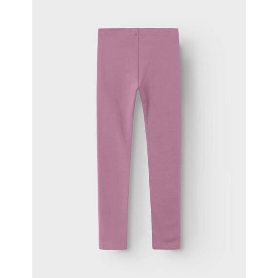 Name IT Mädchen Nkfdavina Solid SWE Bru Noos Leggings, Mauve Orchid, 140 EU