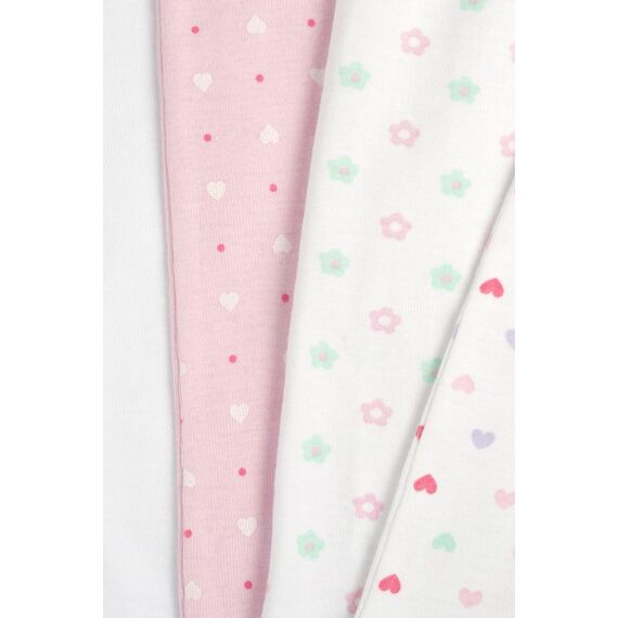 Chicco, Unterhemden Mädchen, 4er-Pack, 100% Baumwolle, Kinderbekleidung für Mädchen, Designed in Italy