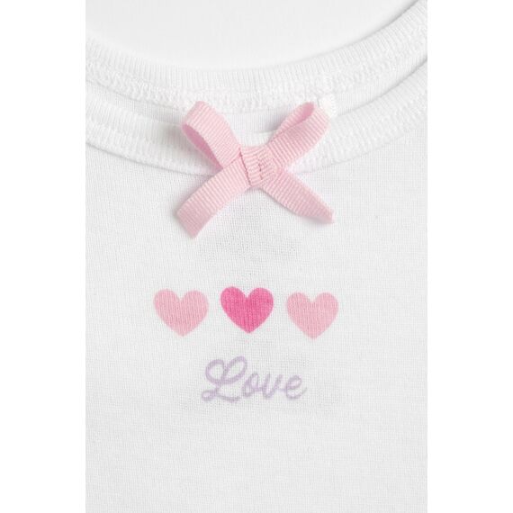 Chicco, Unterhemden Mädchen, 4er-Pack, 100% Baumwolle, Kinderbekleidung für Mädchen, Designed in Italy