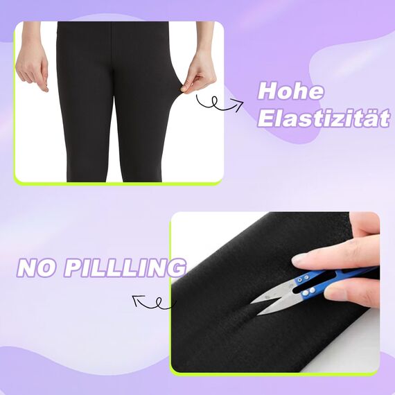 AMIYOYO Thermoleggings Mädchen Gefütterte Leggings mit Fleece Winter Lange Thermohose Kinder Verdickte Warme Thermounterwäsche Blickdicht Elastisch