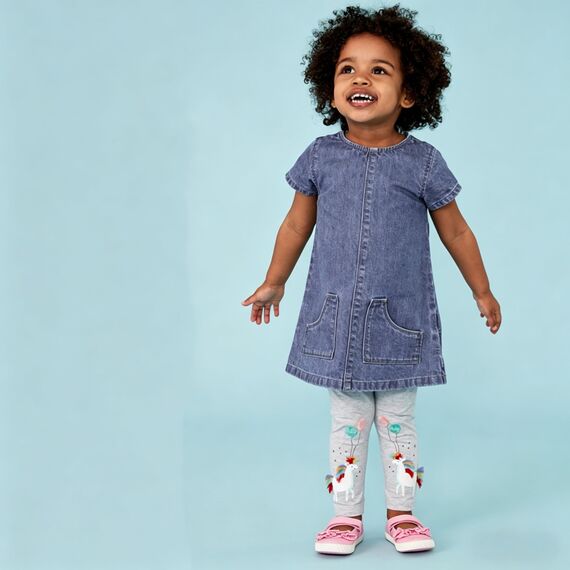 EmaoFun Mädchen Leggings Multipack,Kinder Hose Kleinkind aus Baumwolle,3er-Pack Set(Color2 6T)