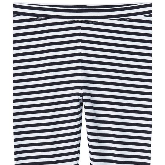 Amazon Essentials Mädchen Leggings, 5er-Pack, Grau/Orange/Pfirsich Blattmuster/Schwarz Sterne/Weiß Streifen, 10 Jahre