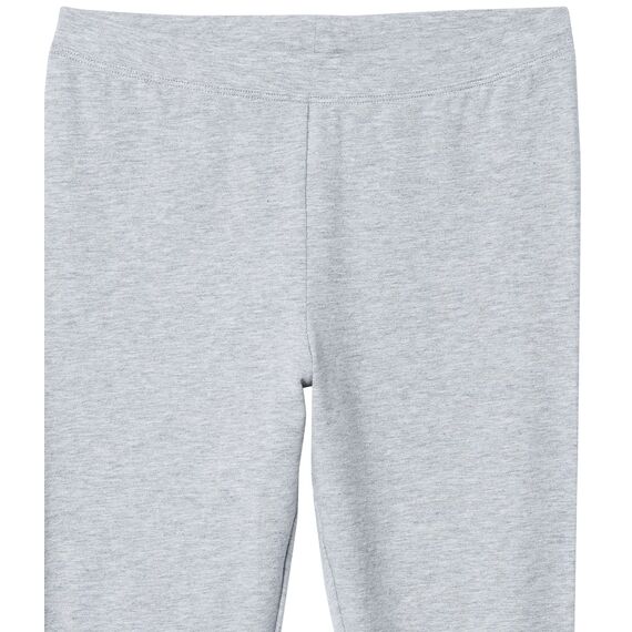 Amazon Essentials Mädchen Leggings, 5er-Pack, Grau/Orange/Pfirsich Blattmuster/Schwarz Sterne/Weiß Streifen, 9 Jahre