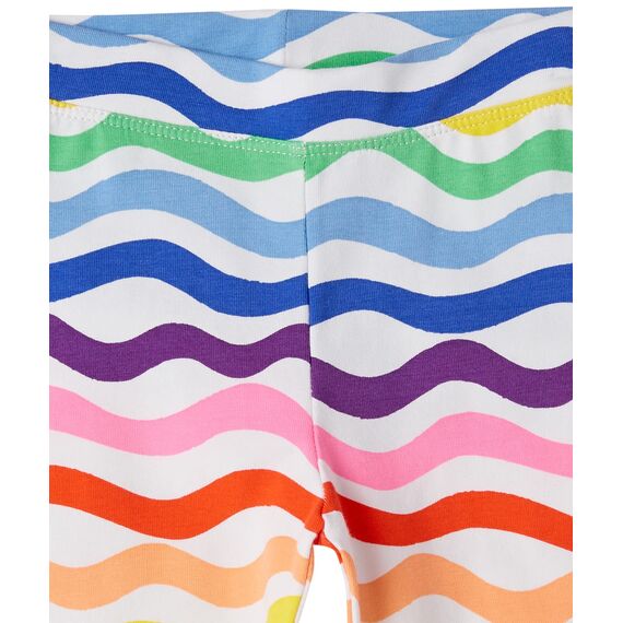 Amazon Essentials Mädchen Leggings, 5er-Pack, Blau/Erdbeeren/Grau/Rosa/Wellen, 11-12 Jahre