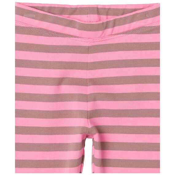 Amazon Essentials Mädchen Leggings, 5er-Pack, Rosa Streifen/Schwarz/Senfgelb/Skiing Foxes/Weiß Floral, 3 Jahre