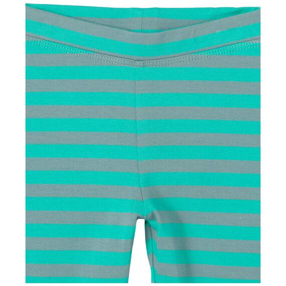 Amazon Essentials Mädchen Leggings, 5er-Pack, Floral/Grau/Grün Bonbon/Schwarz/Türkisblau Streifen, 11-12 Jahre