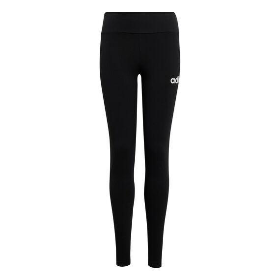 adidas Girl's Essentials Leggings, Black/White, 11-12 Years