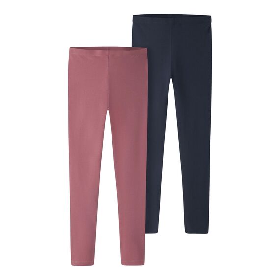 NAME IT NKFVIVIAN 2P Legging L NOOS 13205781, Deco Rose/Packed with Dark SAP, 134/140