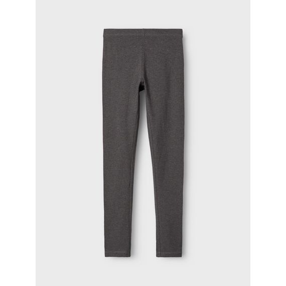 NAME IT Mädchen Nkfvivian 2p Noos Leggings, Dark Grey Melange, 146-152 EU
