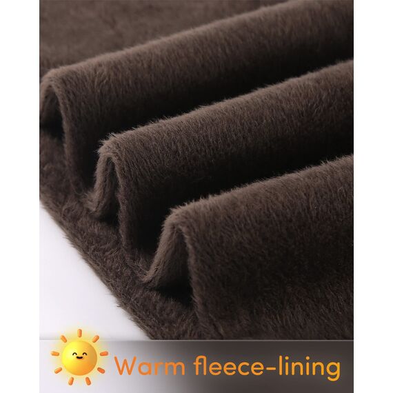 Adorel Mädchen Thermoleggings Bunt Gefütterte Winter Hosen Leggings 2er-PackRosa Sterne & Lila Sterne 128 EU (Herstellergröße 130)