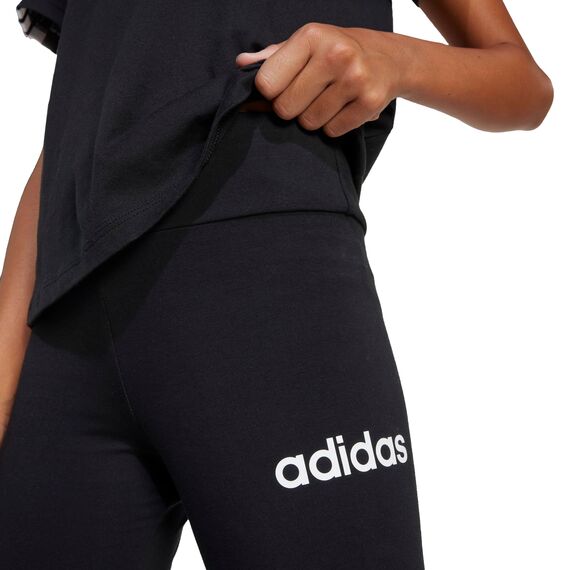 adidas Girl's Essentials Leggings, Black/White, 7-8 Years