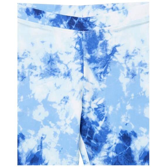 Amazon Essentials Mädchen Leggings, 5er-Pack, Aquablau/Batik/Blau/Herzen/Schwarz, 10 Jahre