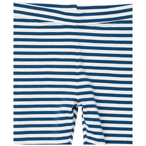 Amazon Essentials Mädchen Leggings, 5er-Pack, Grau/Marineblau Floral/Minzgrün Streublumen/Türkisblau/Weiß Streifen, 6-7 Jahre