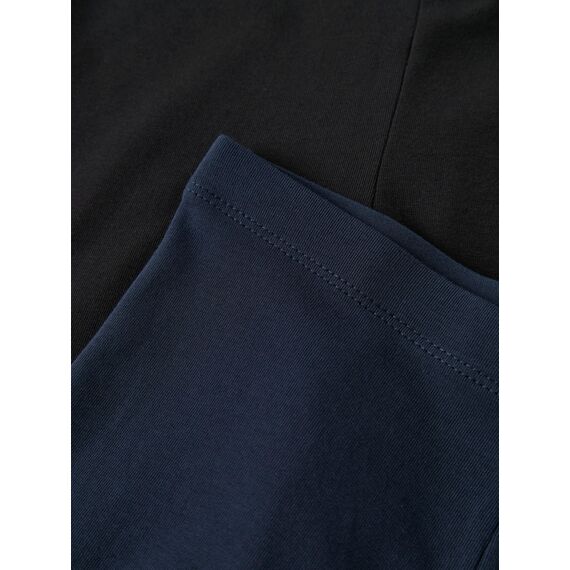 NAME IT Jungen NKFVIVIAN 2P Legging L NOOS 13205781, Dark Sapphire/Packed with BLAC, 146/152