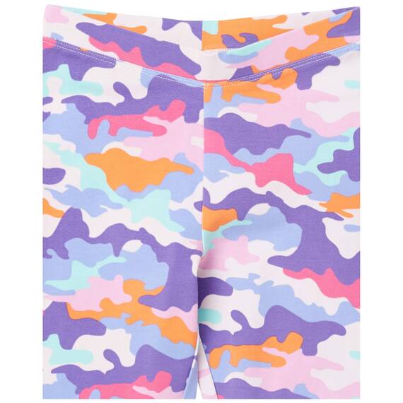 Amazon Essentials Mädchen Leggings, 5er-Pack, Blau/Purpur/Skater/Sterne/Tarnmuster, 2 Jahre
